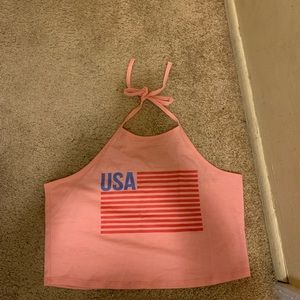 NWOT USA halter tank top